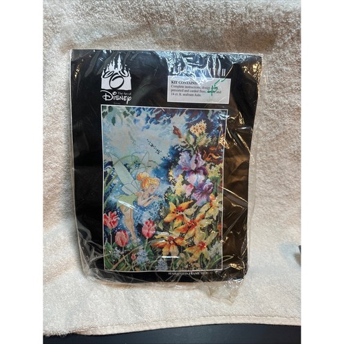 The Art of Disney 2005 Rare Tinkerbell Spring Blossoms Cross Stitch Kit