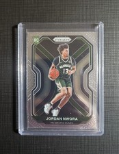 Jordan Nwora 2020-21 NBA Panini Prizm Base Rookie Card RC #273 Milwaukee Bucks . rookie card picture