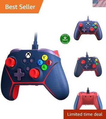 Compact Blue Microwatt Controller for Xbox One, Series X|S - Designed for Kids
