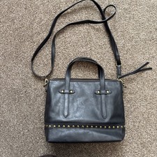 Black Leather Fossil Bag