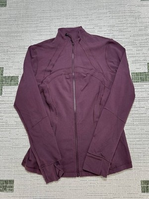 Lululemon Define Jacket Womens 14 Purple Running Full Zip 