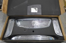 2007 2008 2009 Mercedes W221 S550 S600 Strut Grille Stainless Steel New Oem