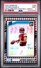 2024 PANINI DONRUSS OPTIC PREV-FB EMOJI #389 JAYDEN DANIELS ROOKIE RC PSA 9