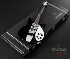 Axe Heaven Johns Signature Ed Sullivan Show Fab Four Miniature Guitar Display