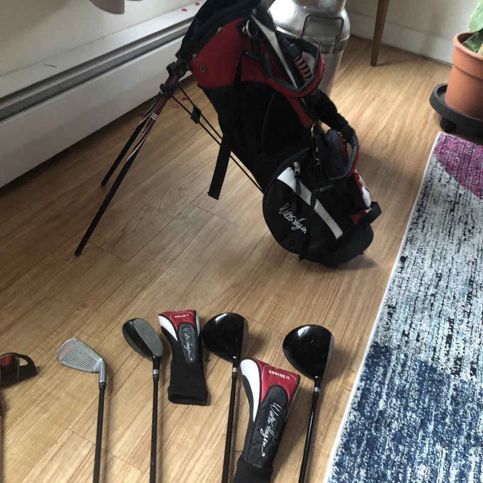 Walter Hagen Series II 2 Jr Junior Kids 5 Club Set Carry Stand Golf Bag LH - Image 3 of 4