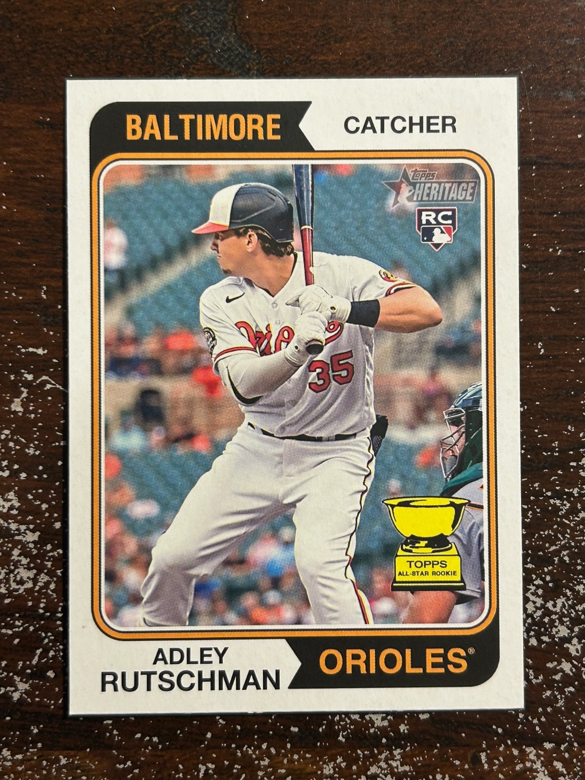 2023 Topps Heritage - Adley Rutschman #7 (RC)