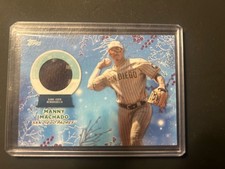2023 Topps Holiday Relics Blue Metallic Manny Machado Padres #RC-MM /99