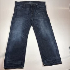 DKNY Men's Jeans Bleecker 40×30 Street Straight Leg Relaxed Medium Wash 40×30