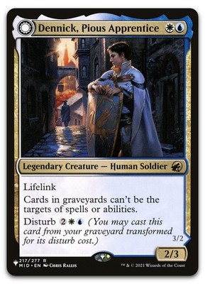 Dennick, Pious Apprentice #217 (NM) List Reprints LIST LIST Magic MTG