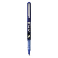 Pilot VBall 0.7mm Rolling Ball Pens 12 Count Smooth Writing Blue Inks