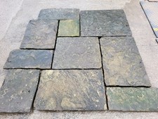 Reclaimed Yorkstone Paving Smooth Rippled Grade 50/75mm In Thickness Quality