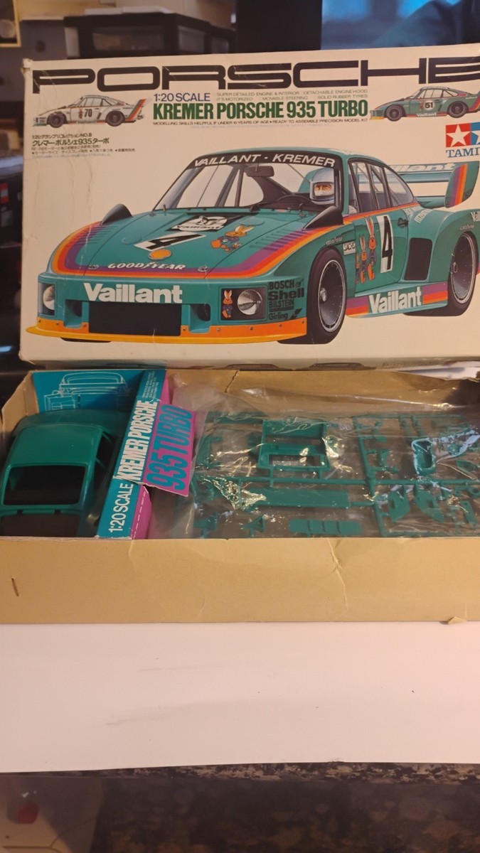 自動車 TAMIYA KREMER PORSCHE 935 TURBO 1/20 Tamiya Kremer Porsche 935 Turbo 1:20 - OPEN BOX SEALED KIT | eBay