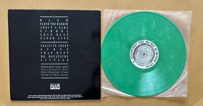 NIRVANA - BLEACH 1992 GREEN MARBLED SPLATTER COLORED VINYL