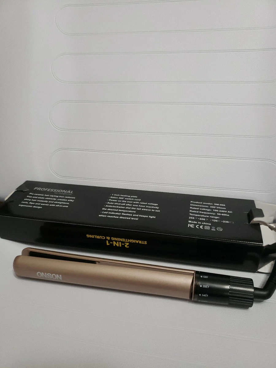 Onson professional hair clearance straightener