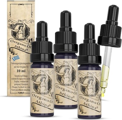 Athina Oregano Öl 10 ml Premium 100% ätherisches Oreganoöl aus Griechenland Oil