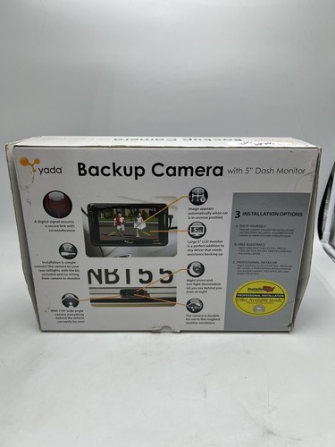 NEW Open Box YADA BACKUP CAMERA WITH 5 INCH DASH MONITOR Model BT54860-50 - Picture 2 of 4