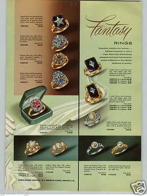 1955 PAPER AD 11 PG Mason Masonic Eastern Star Ring Rings