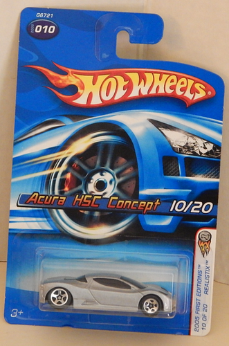 Acura HSC Concept Hot Wheels 2005-010 First Editions Retired 2014