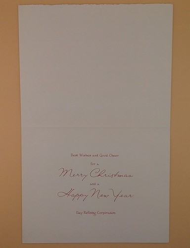 Vintage Christmas Card, 'On Christmas Day' Photograph By Winston Pote - Used - Picture 2 of 3