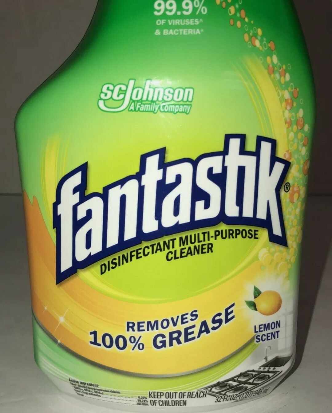 (1) Fantastik all purpose cleaner 1ea 32oz Lemon Scent eBay