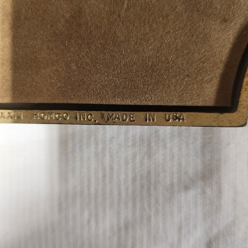 Quadri vintage Homco con cerniera cornice oro floreale Cottagecore decorazione arte da parete 7639 HTF - Foto 11 di 17