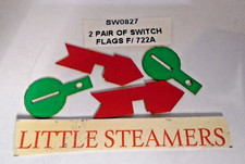 AMERICAN FLYER SWITCH FLAGS MARKERS TARGETS 722 MANUAL LATE STYLE
