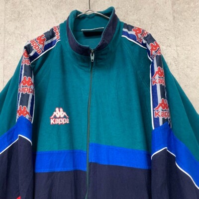 ウェア 90's FC BARCELONA KAPPA TRACK JACKET Rare 90s Kappa FC Barcelona Velour Embroidered Track Jacket
