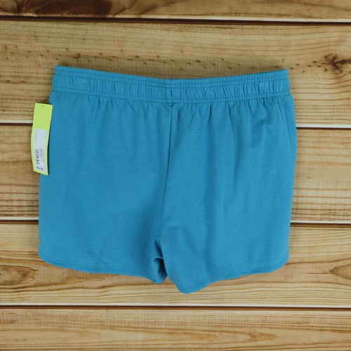 All In Motion Activewear Shorts Girls XXL Blue Cotton Stretch Waist Pockets NWT - Picture 2 of 6