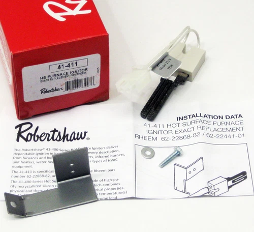 Robertshaw 41-411 Furnace Igniter for Rheem  62-22868-82 Trane IGN0054