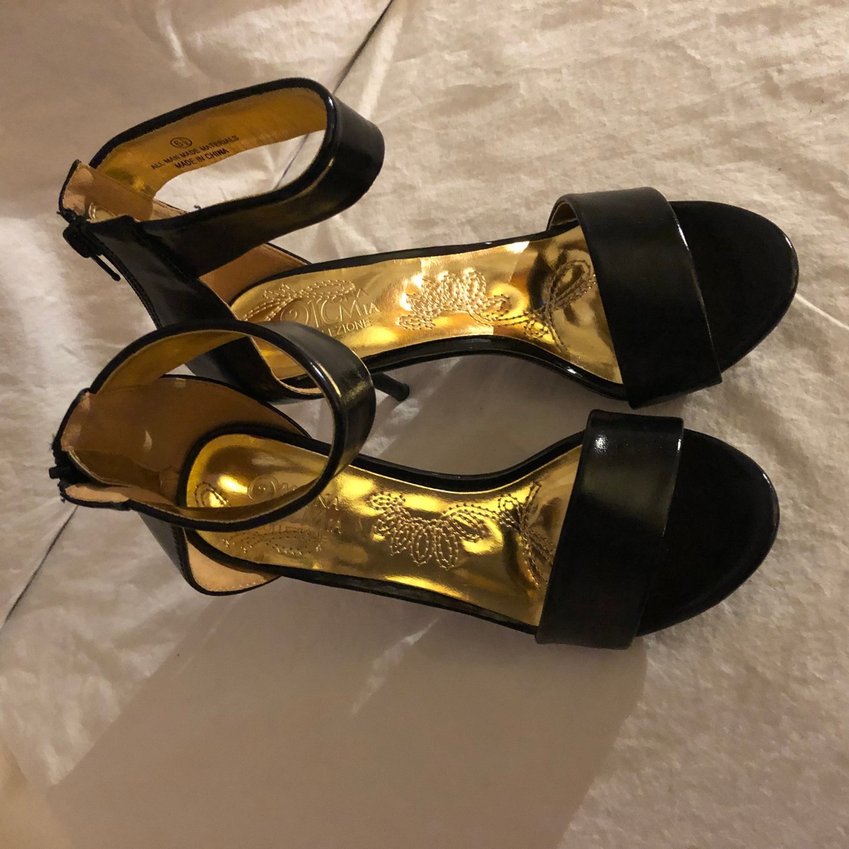 Escarpins Talons Aiguilles MONA MIA COLLEZIONE Neidra - Noir - Taille US 6.5 - Occasion
