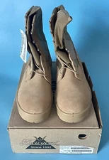 Thorogood Hot Weather Steel Toe Combat Boots — Mens 13 Wide — Desert Tan