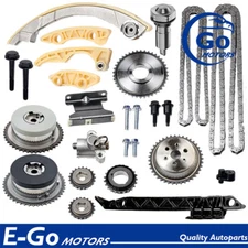 Pair VVT Gear Timing Chain Kit for Chevrolet  Pontiac Olds Saturn GM Saab 2.4