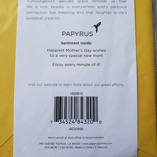 Lote de tarjetas de Pascua de papiro rompecabezas de conejito del día de la madre sellado 3 NUEVO rompecabezas de conejito - Imagen 8 de 10