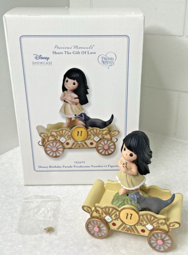 Disney Showcase Precious Moments Birthday Parade Pocahontas Age 11 New Box - Picture 1 of 13
