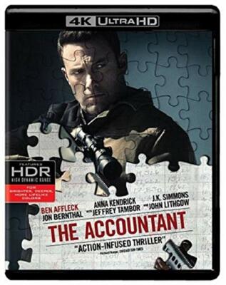 The Accountant (4K Ultra HD) NEW, Ben Affleck