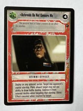Star Wars CCG Dagobah Asteroids Do Not Concern Me Rare SWCCG FS Elig Dollar Rare