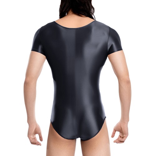 Men Unitard Yoga Bodysuit Gym Romper Bulge Crotch Jumpsuit Undershirt Costume - Picture 9 of 42