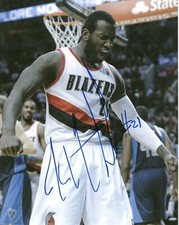 J.J. HICKSON PORTLAND TRAILBLAZERS  SIGNED AUTOGRAPHED 8X10 PHOTO W/ COA