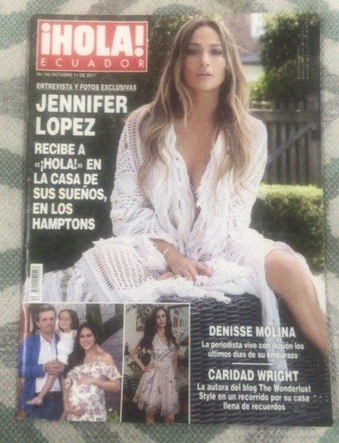 JENNIFER LOPEZ HOLA ECUADOR SPANISH MAGAZINE 2017