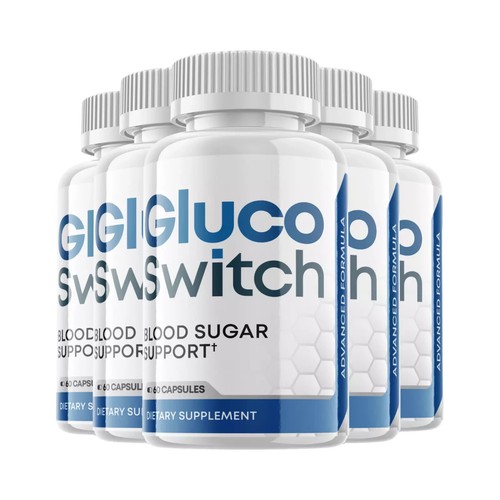 5-Pack Gluco Switch Pills - GlucoSwitch Pills For Blood Sugar Support-300 Caps - Picture 5 of 6