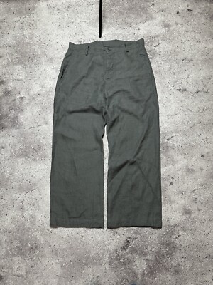 Rundholz Black Label Wide Womens Pants Trousers Sz M Oversized Avant Garde Gray