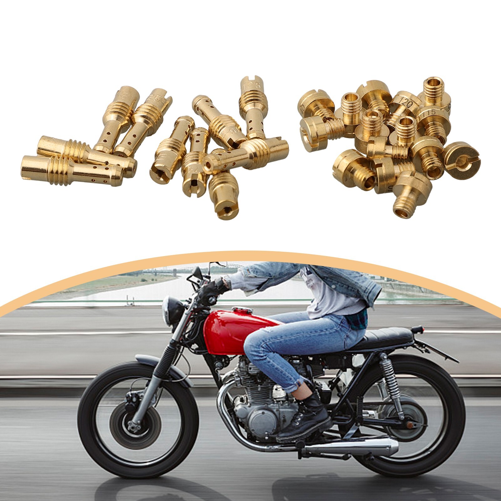 Easy to install For Mikuni VM22 carburetor Main jet kit for ATV 1537 5