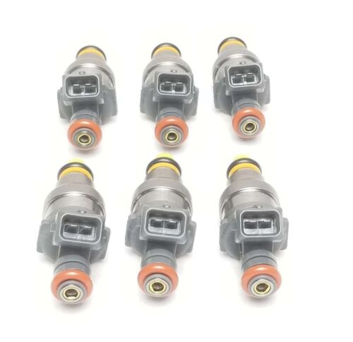 Six OEM Ford XL5Z9F593BA FLEX Fuel Injector 3.0L Flex 99-00 Ranger Mazda B3000 - Picture 3 of 6