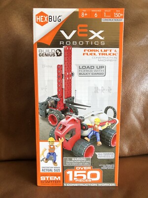 NIB Hexbug VEX Robotics Fork Lift & Fuel Truck Construction Set Snap Pieces