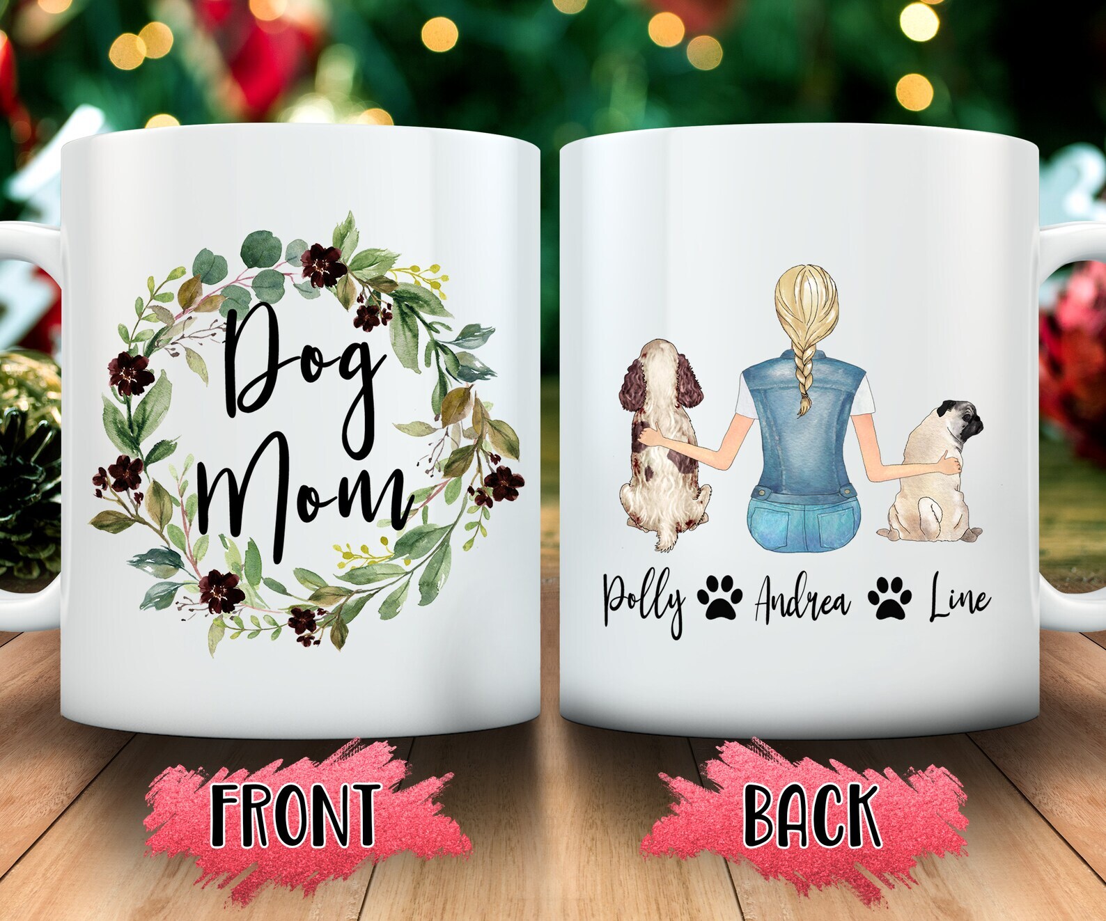 Dog Mom Dog Mom Coffee Mug Dog Mom Gift Christmas Dog Mom Mug Dog Owner Mug Dog