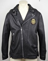 The Kooples Lederjacke Leather Jacket Leder Bikerjacke Gr.Xl Black Neu + Etikett