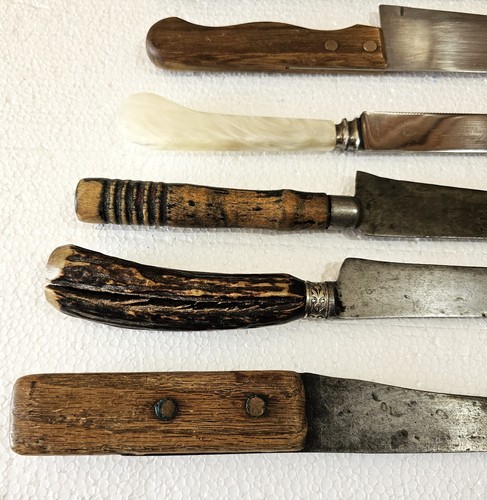 Vintage Miscellaneous Knives Cutlery 9 Pc Lot High Carbon Steel, Stainless Steel - Picture 6 of 16