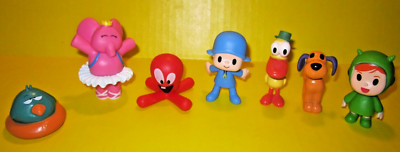 Pocoyo, Elly, Pato, Loula, Nina, Sleepy Bird, Fred 7pcs Set Figure Toy Doll NEW