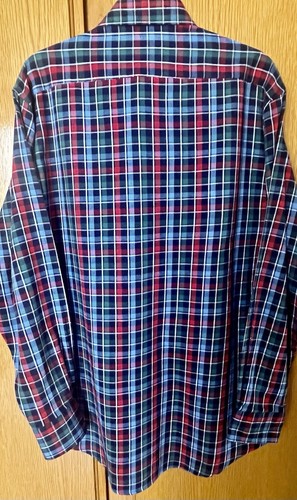 TAILORBYRD Flannel Shirt Mens Multicolor Plaid Large Button Up Lightweight EUC - Picture 2 of 24