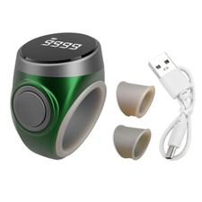 Digital Finger Ring Counter Tasbee Electronic Hand Tally Counter w/Power Display